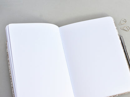 Blank paper notebook for writing