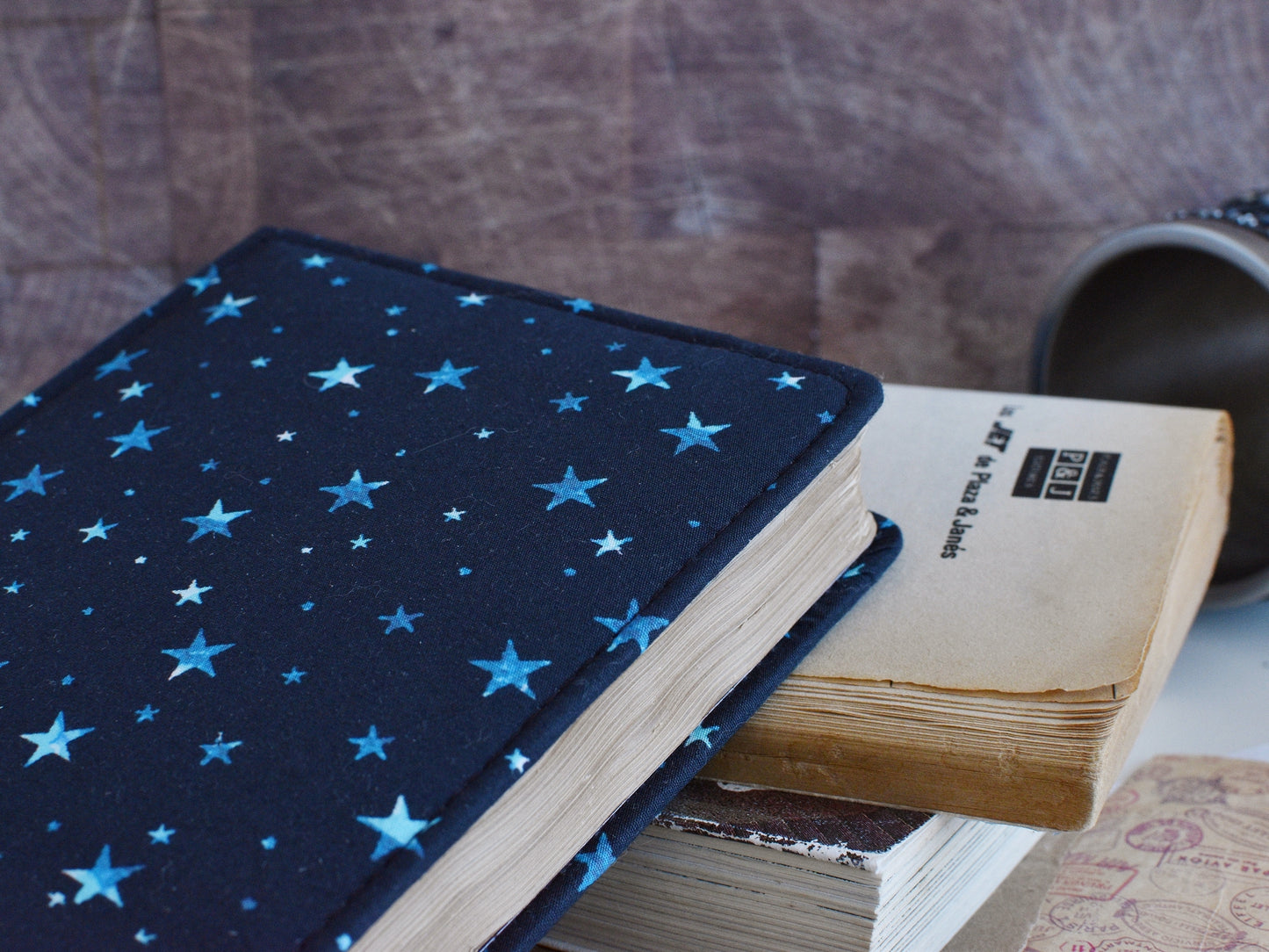 Old Paper Notebook - Astro Book, Vintage Style Journal (B6 size)