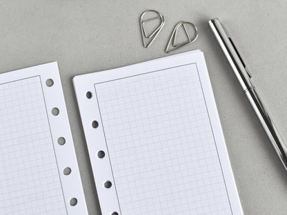 Monthly Weekly Planner Inserts - Hobonichi style (Pocket Size) / PC-15n