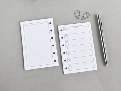 Monthly Weekly Planner Inserts - Hobonichi style (Pocket Size) / PC-15n