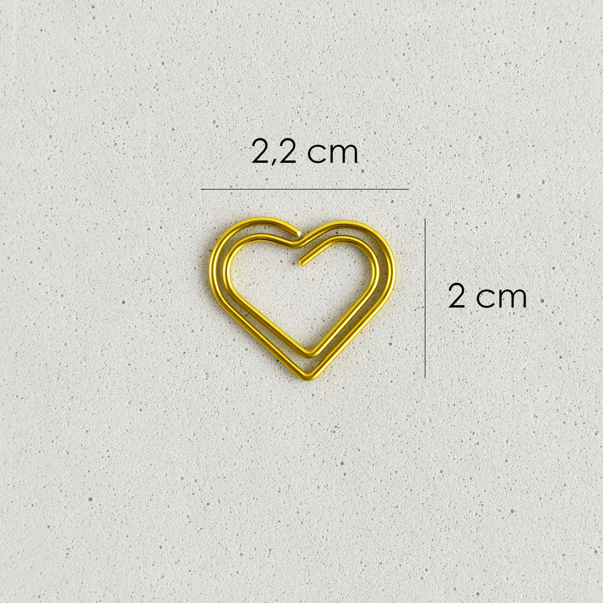 Decorative Paper Clips - Heart