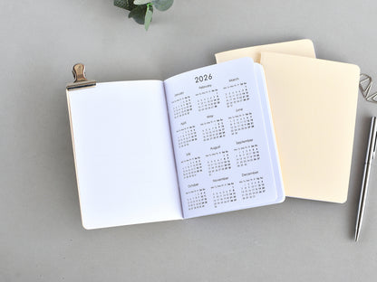 Traveler's Notebook inserts Monthly and Weekly - Hobonichi styled (A6 Size) / TN-A6-15