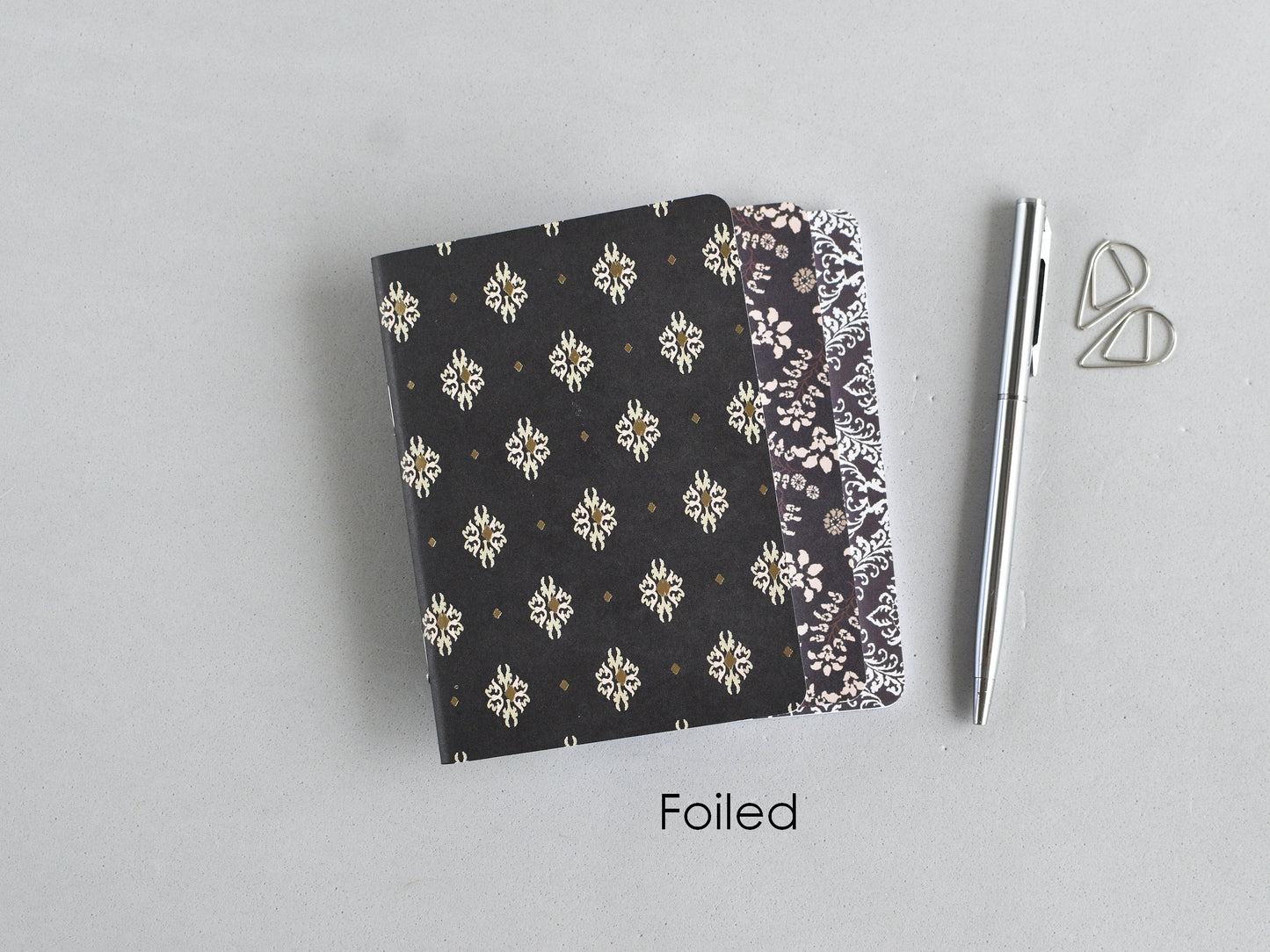 Travel Journal Inserts  - Black Set (Passport Size)