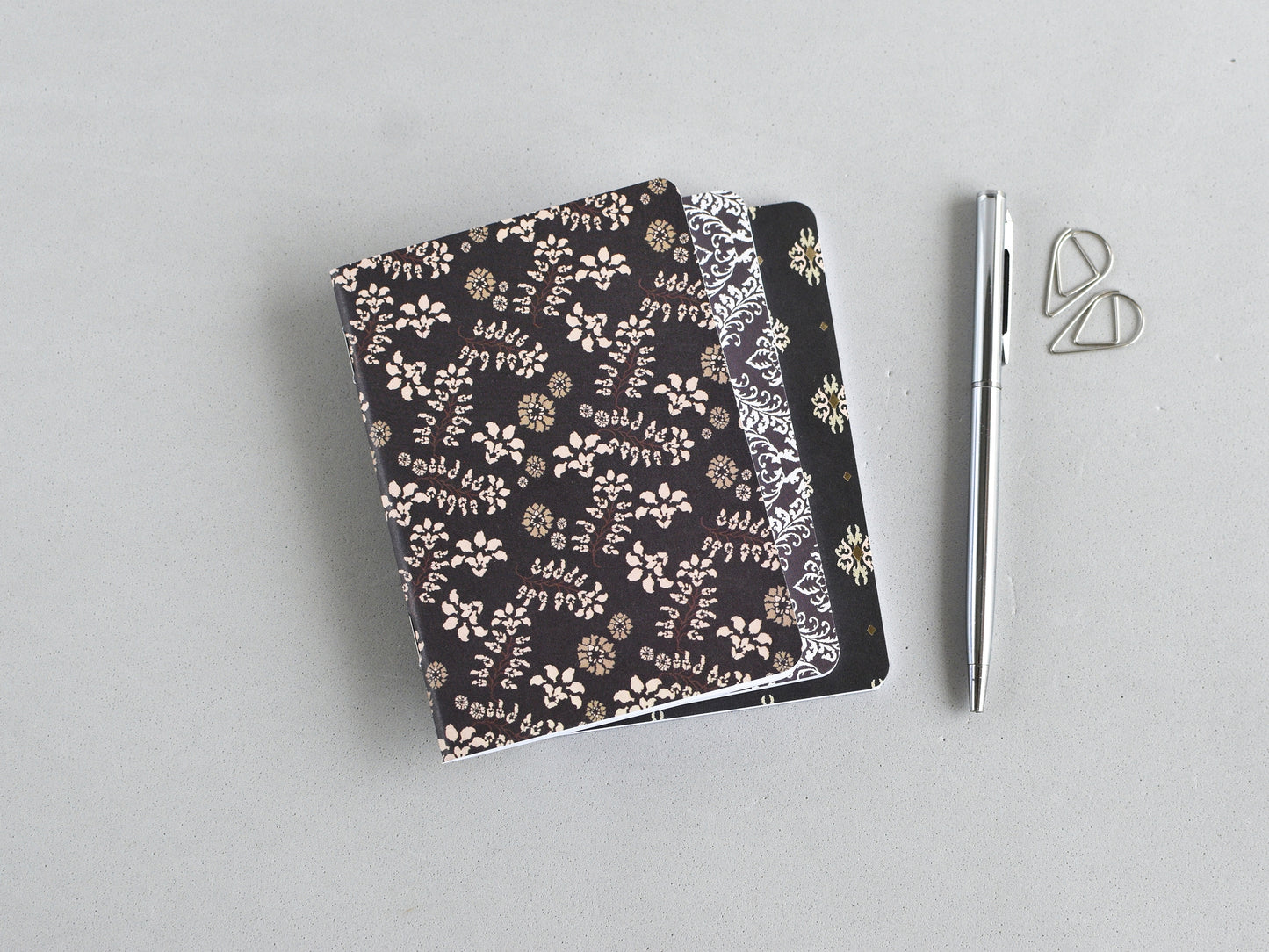 Travel Journal Inserts  - Black Set (Passport Size)