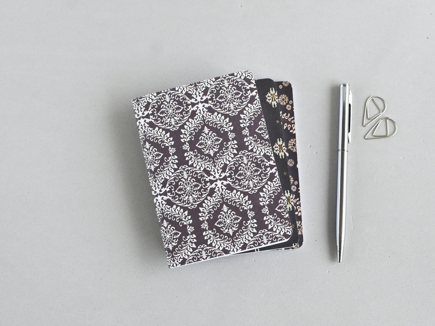Travel Journal Inserts  - Black Set (Passport Size)