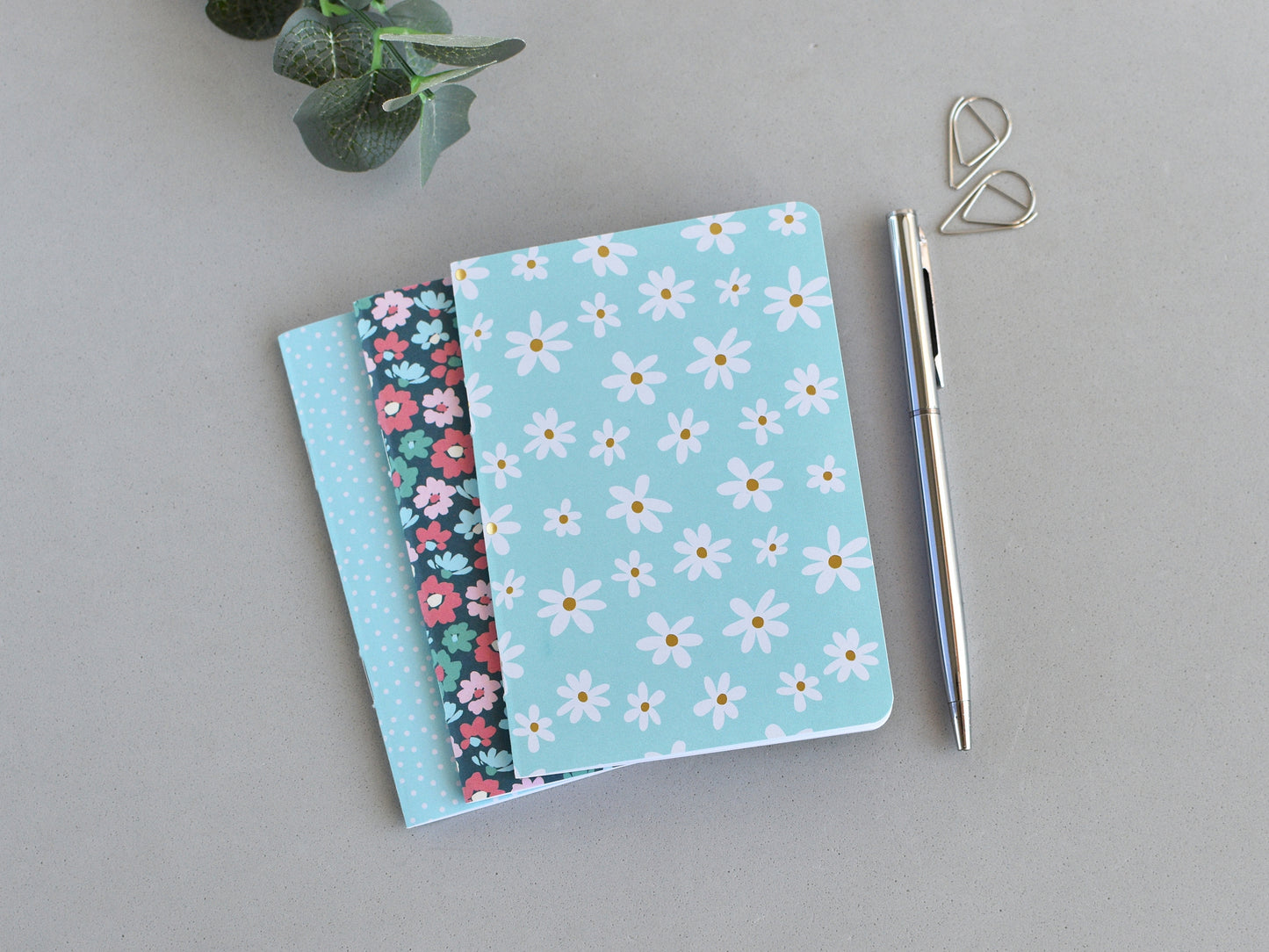 Travel Journal Inserts  - Blue Set (Passport Size)