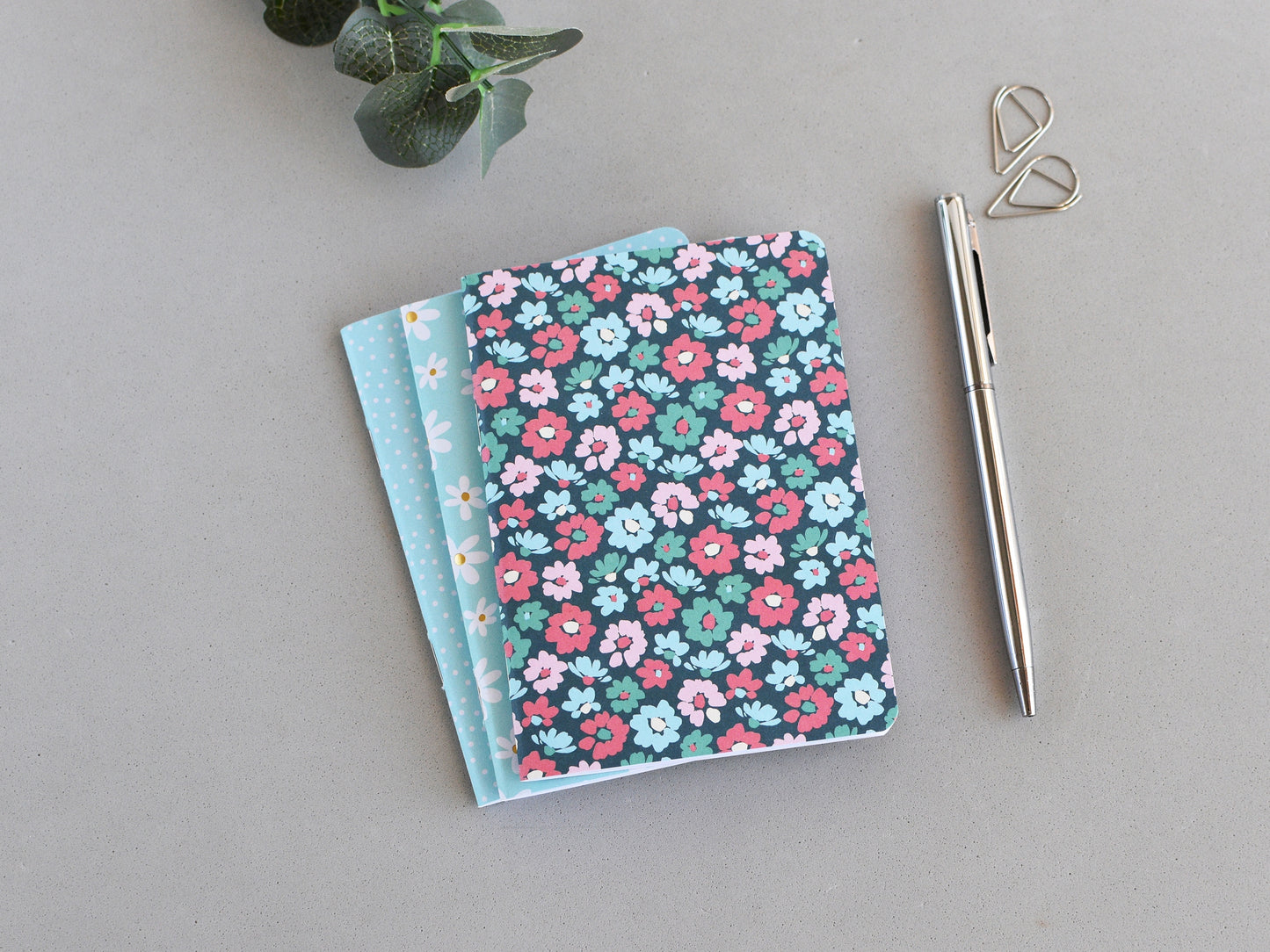 Travel Journal Inserts  - Blue Set (Passport Size)