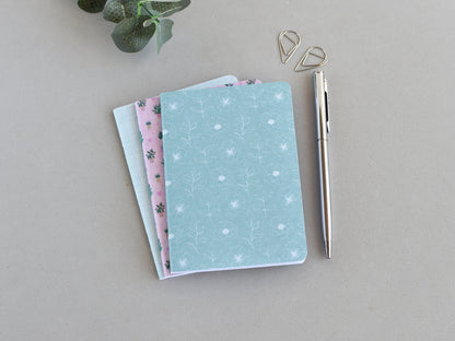 Travel Journal Inserts  - Pink & Blue Set (Passport Size)