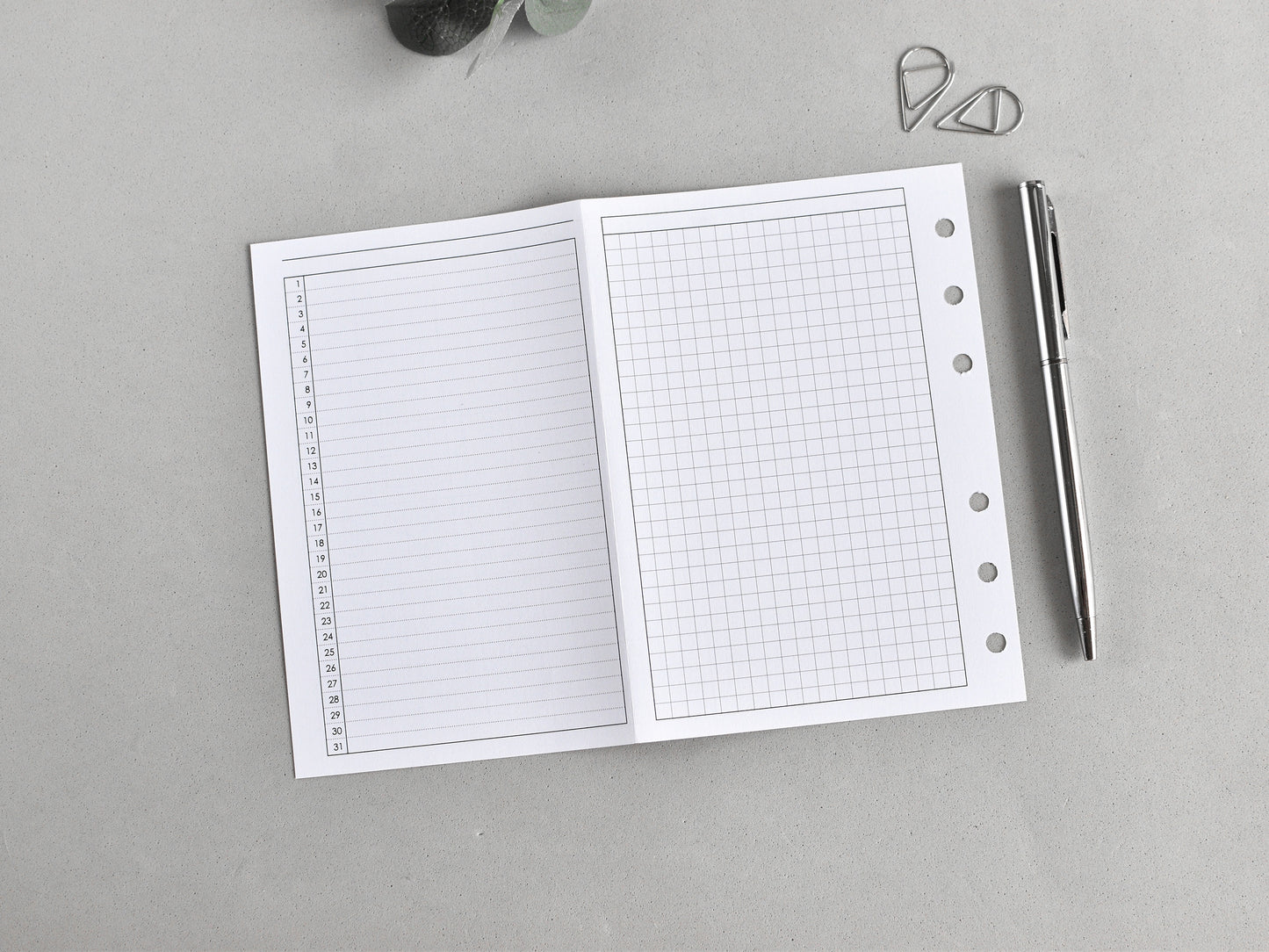 True a6 inserts for ring planner