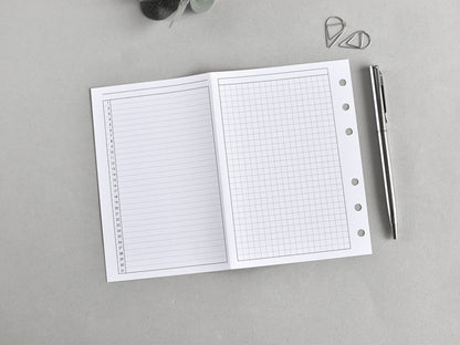 True a6 inserts for ring planner