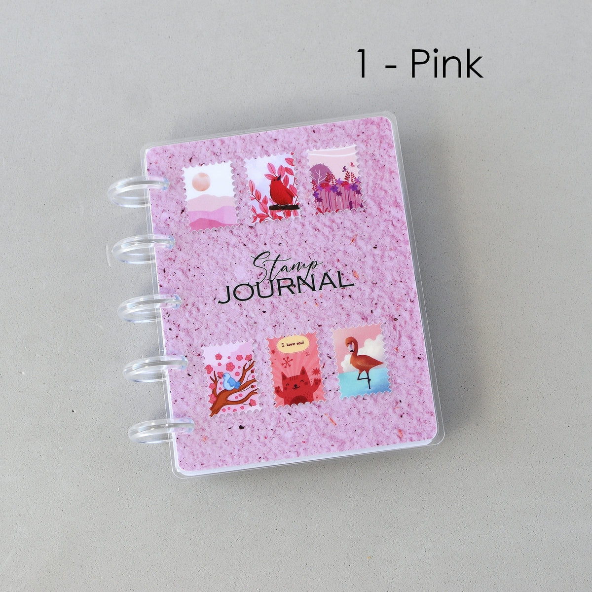Discbound Stamp Punch Notebook - "A scrap a day" Junk Journal for Cut-Outs