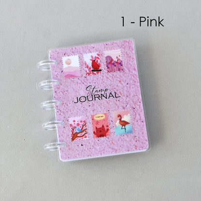 Discbound Stamp Punch Notebook - "A scrap a day" Junk Journal for Cut-Outs