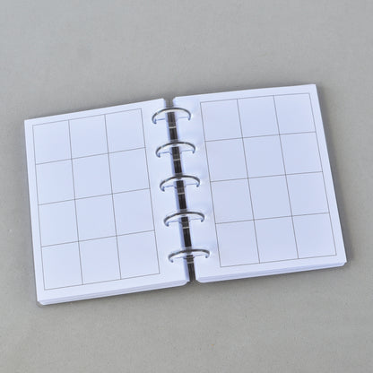 Discbound Stamp Punch Notebook - "A scrap a day" Junk Journal for Cut-Outs