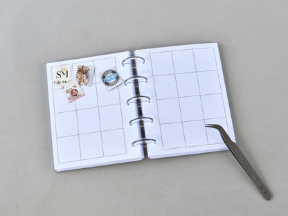 Discbound Stamp Notebook - "A scrap a day" Junk Journal for Cut-Outs