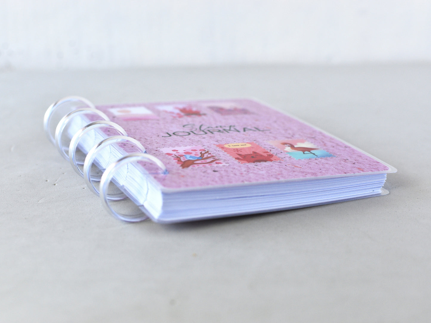 Discbound Stamp Notebook - "A scrap a day" Junk Journal for Cut-Outs