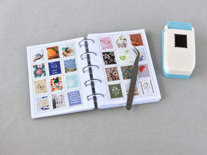 Discbound Stamp Notebook - "A scrap a day" Junk Journal for Cut-Outs