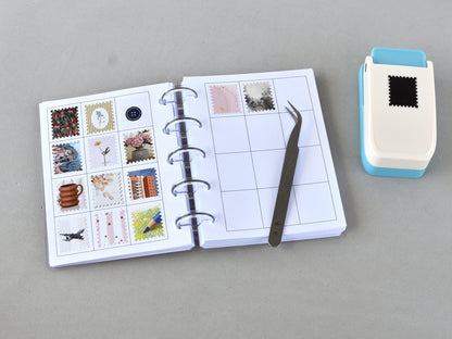Discbound Stamp Notebook - "A scrap a day" Junk Journal for Cut-Outs