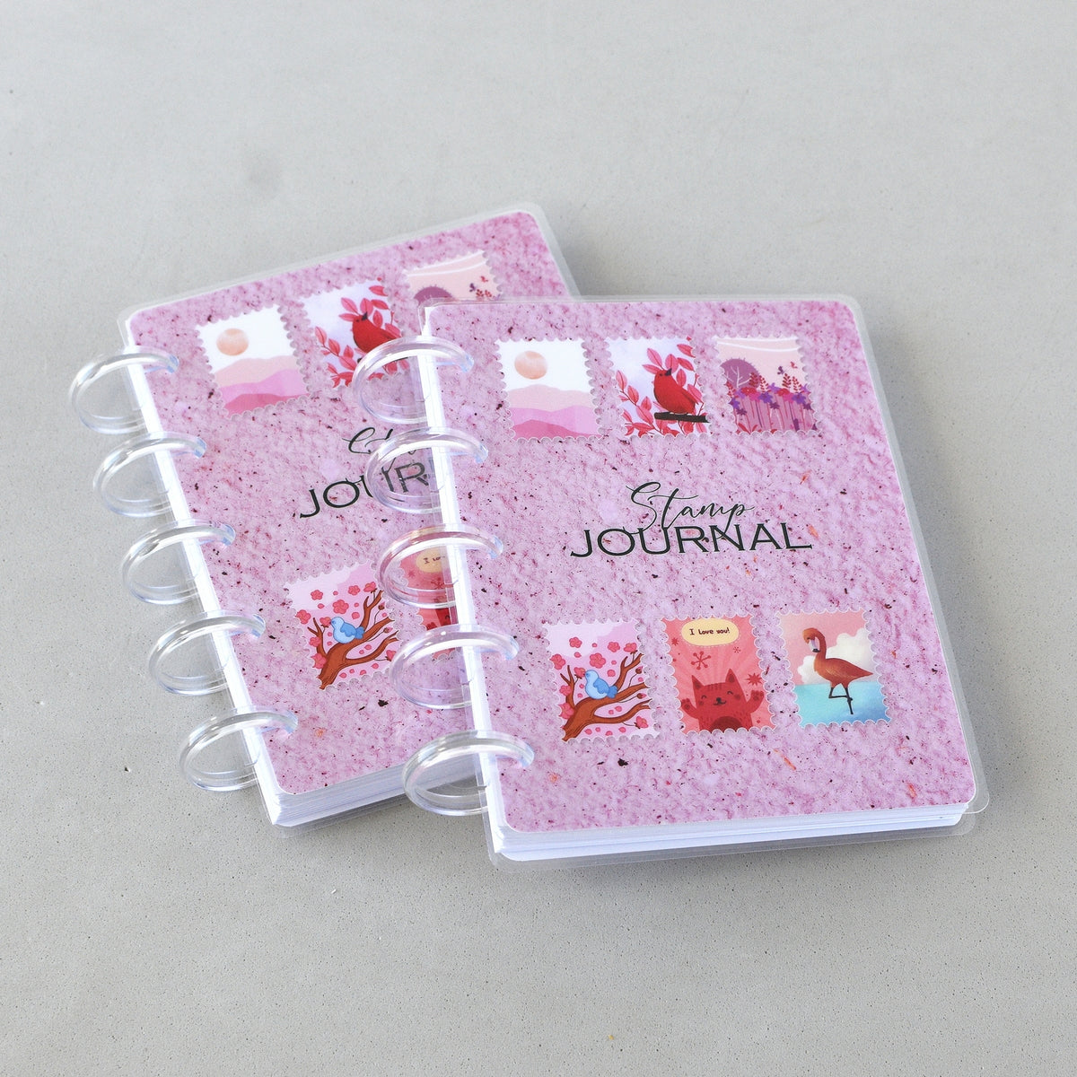 Discbound Stamp Punch Notebook - "A scrap a day" Junk Journal for Cut-Outs