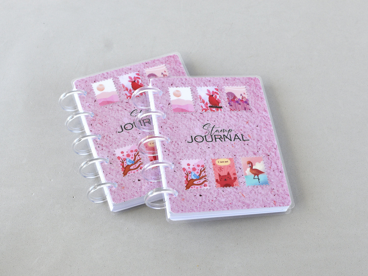 Discbound Stamp Notebook - "A scrap a day" Junk Journal for Cut-Outs