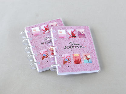 Discbound Stamp Notebook - "A scrap a day" Junk Journal for Cut-Outs