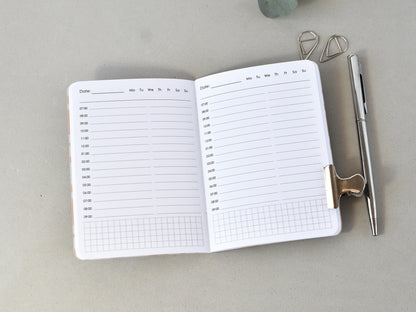 Daily Planner Inserts - Traveler's Notebook (Passport Size) / Tn-Pas 20