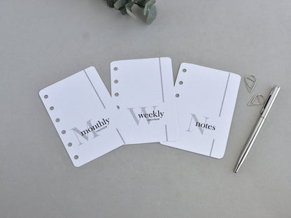 Ring Planner Dividers (Pocket Size)