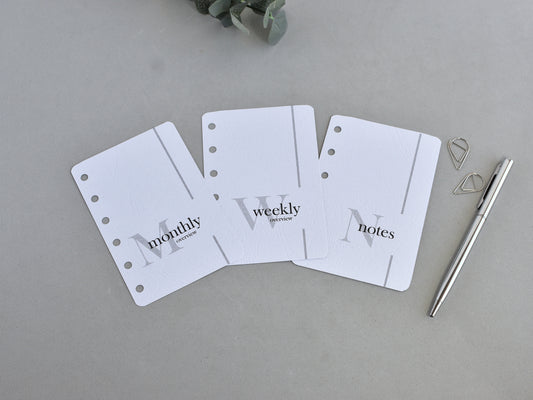 Ring Planner Dividers (Pocket Size)