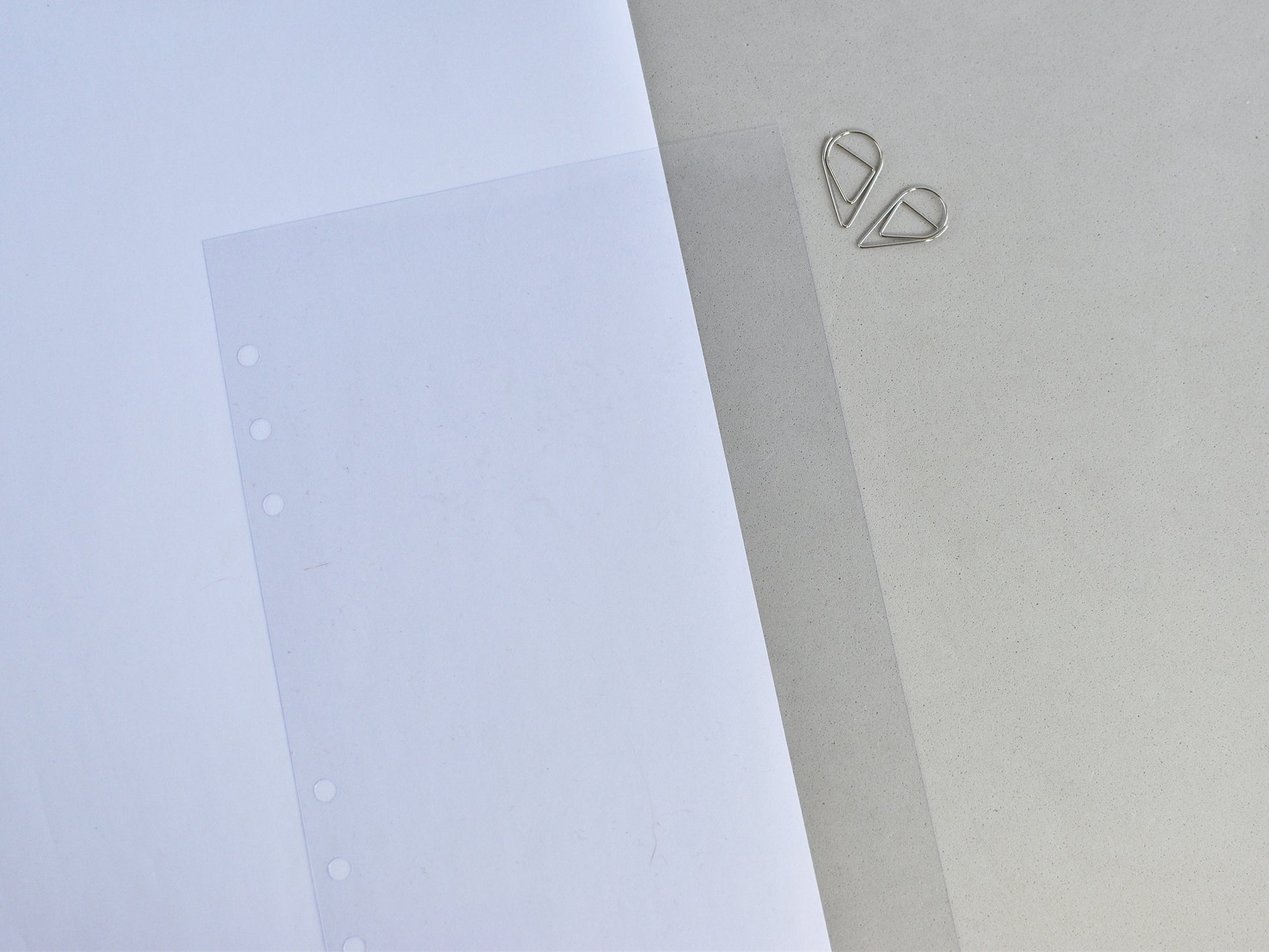 Clear plastic dashboard for ring journal a5 size