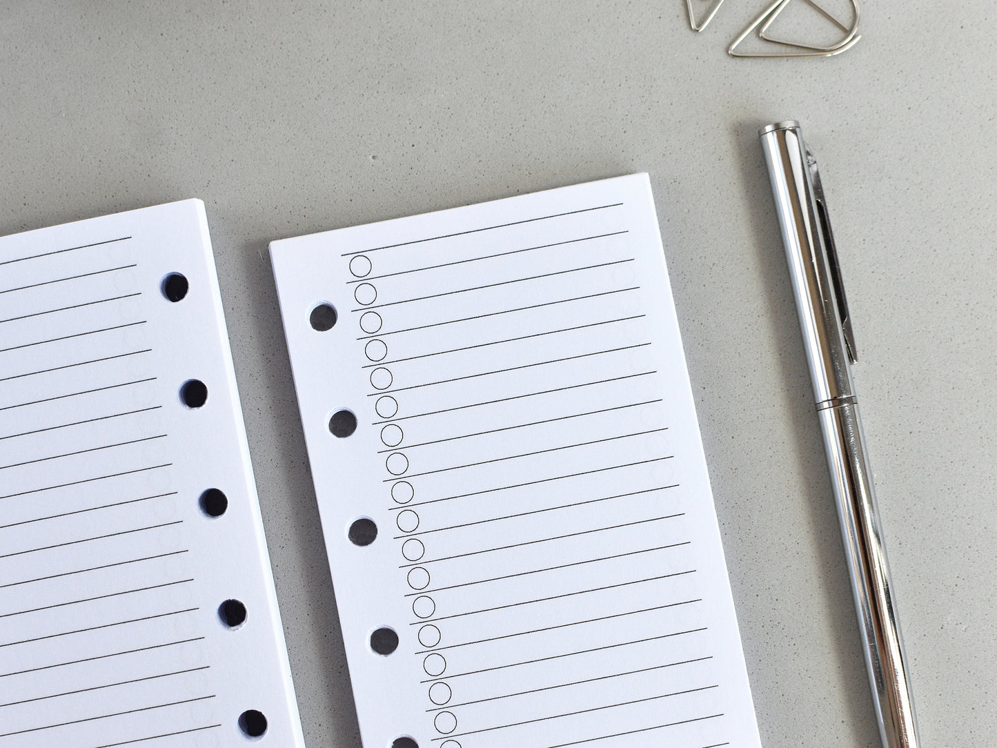 Mini Planner Inserts Set - Monthly, Weekly, To Do (M5 Size) / M5-01