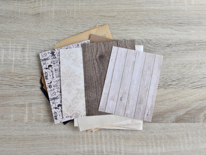 Junk Journal Vintage-Styled Paper Kit for Ephemera Craft Projects (Heritage Collection)