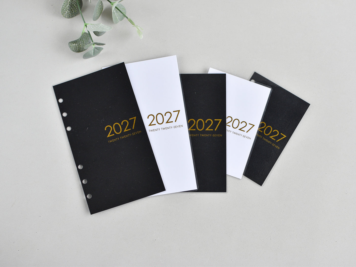 Planner Dashboards 2026 2027, Foiled (All sizes)