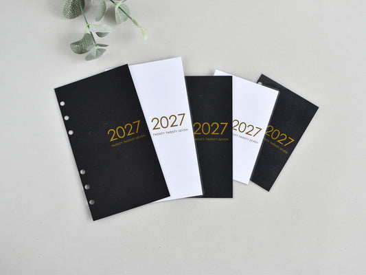 Planner Dashboards 2026 2027, Foiled (All sizes)
