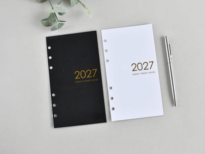 Planner Dashboards 2026 2027, Foiled (All sizes)