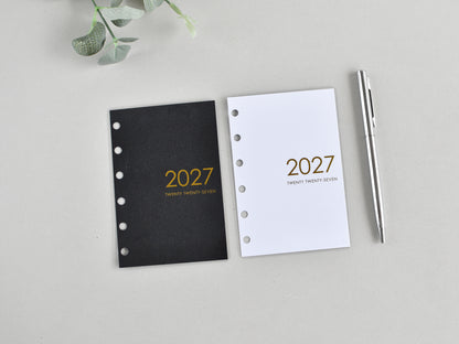 Planner Dashboards 2026 2027, Foiled (All sizes)
