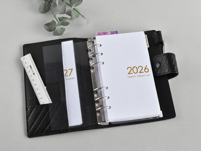 Planner Dashboards 2026 2027, Foiled (All sizes)