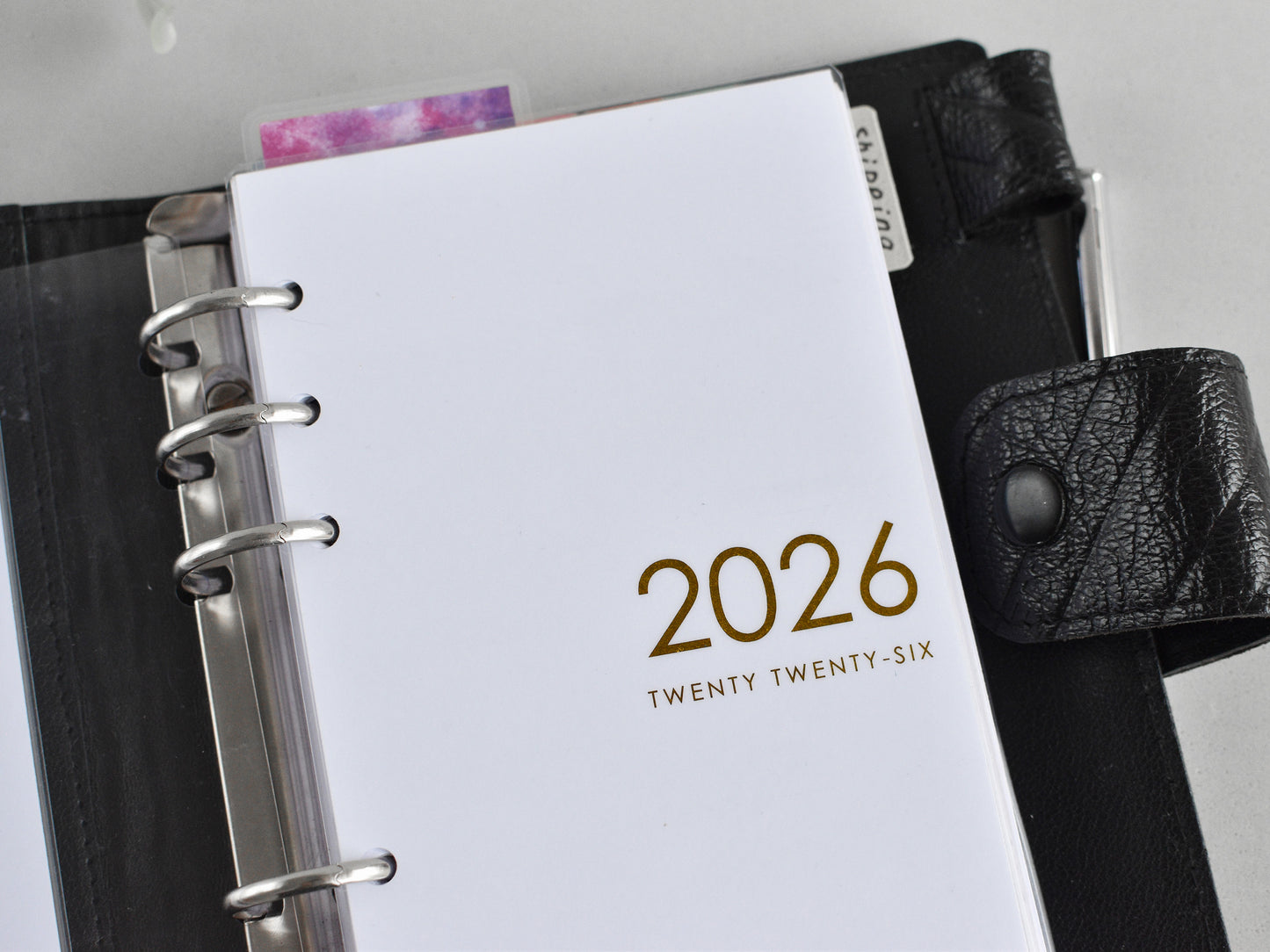 Planner Dashboards 2026 2027, Foiled (All sizes)