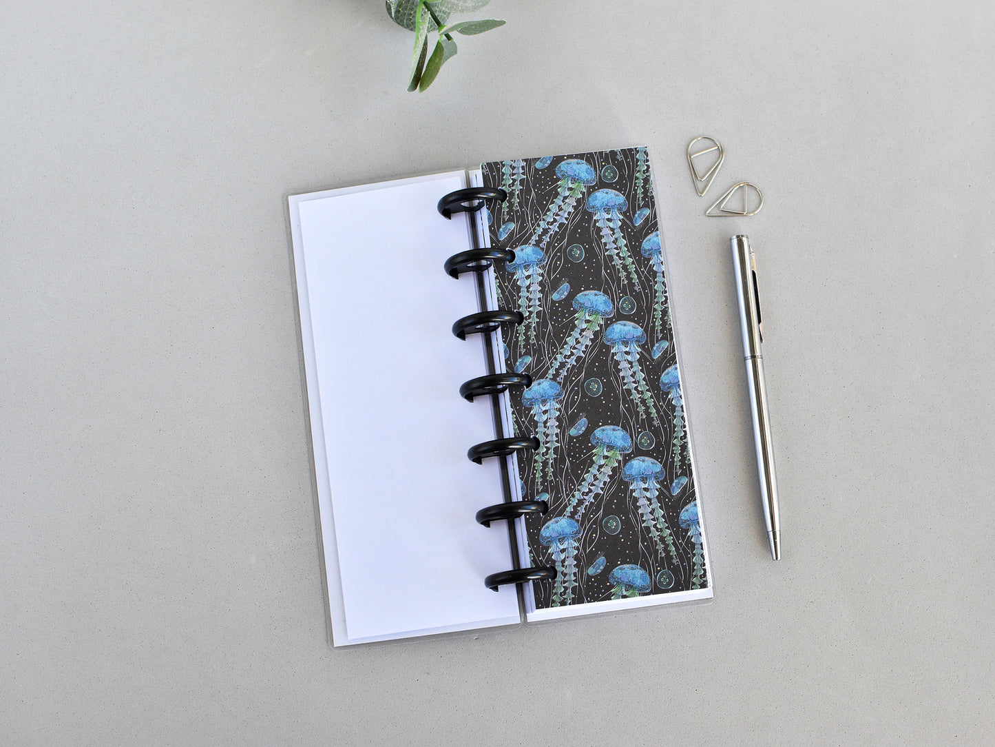 Discbound Planner Notebook - Sea Collection (HP Skinny Mini Size)
