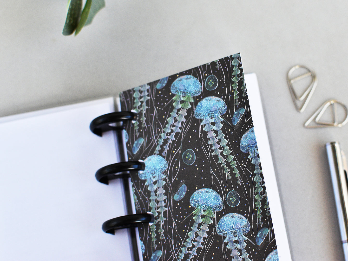 Discbound Planner Notebook - Sea Collection (HP Skinny Mini Size)