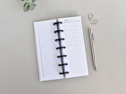 Discbound Planner Notebook - Sea Collection (HP Skinny Mini Size)