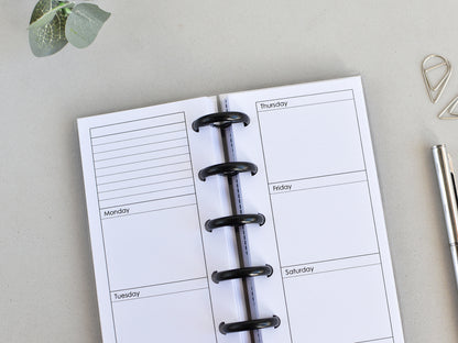Discbound Planner Notebook - Sea Collection (HP Skinny Mini Size)