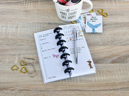 Discbound Planner Notebook - Sea Collection (HP Skinny Mini Size)