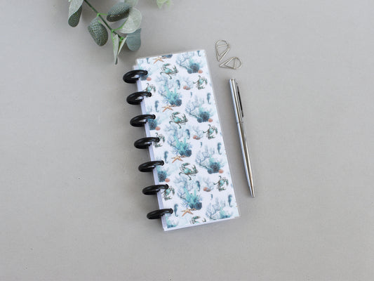 Discbound Planner Notebook - Sea Collection (HP Skinny Mini Size)
