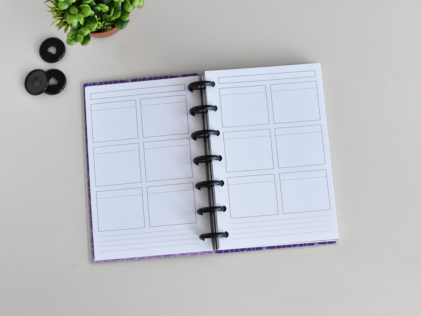 Discbound planner (HP Skinny Mini Size)