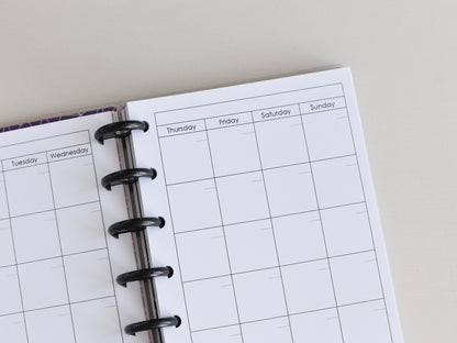 Discbound planner (HP Skinny Mini Size)