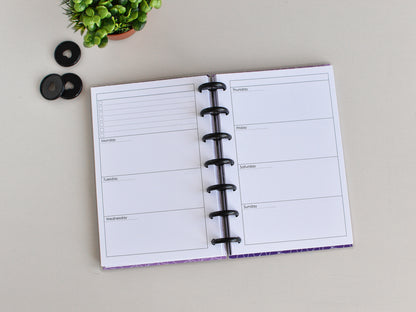 Discbound planner (HP Skinny Mini Size)