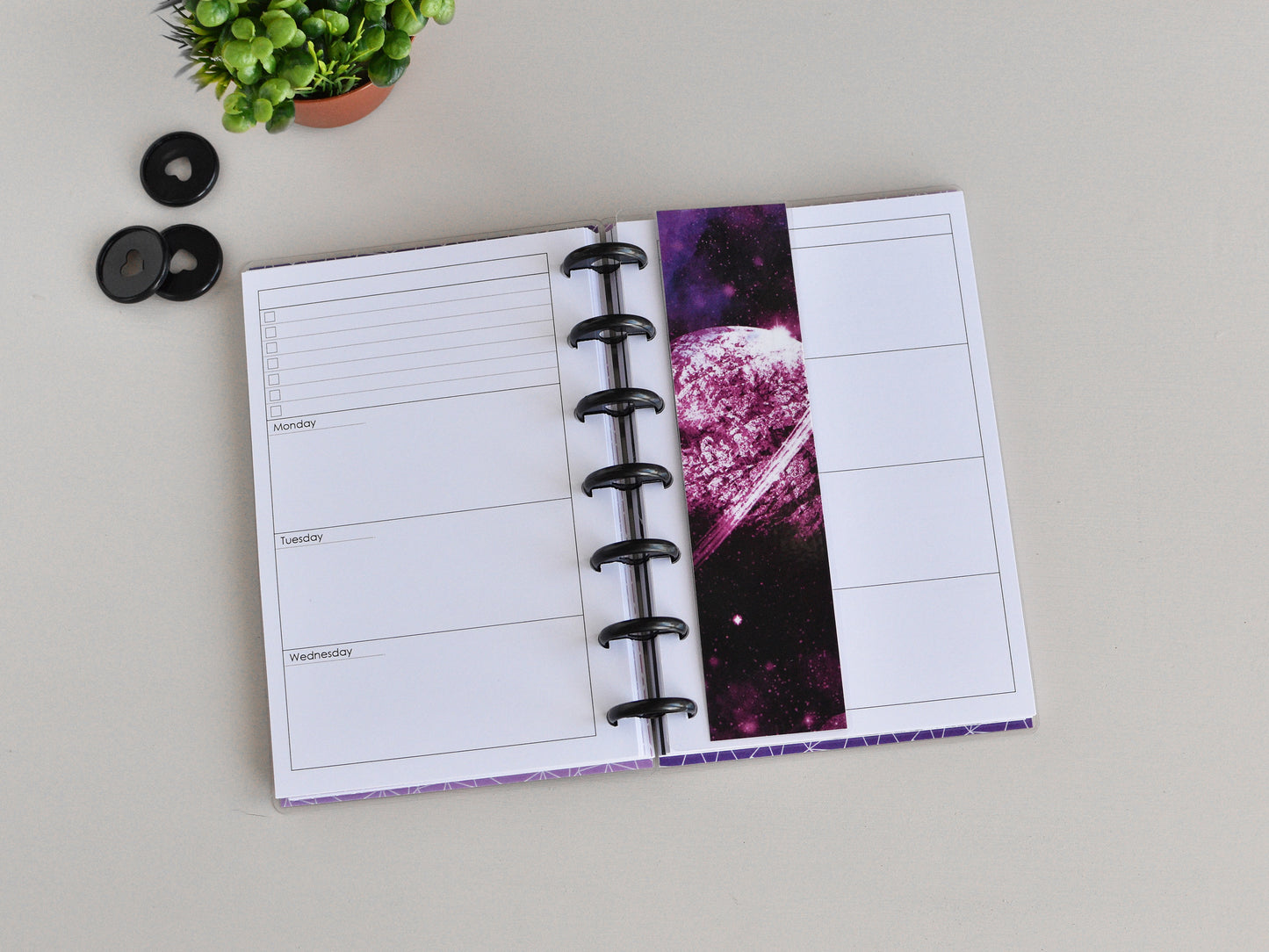 Discbound planner (HP Skinny Mini Size)