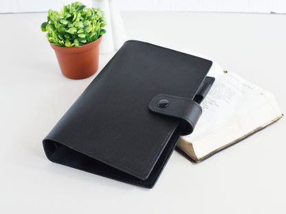 Leather 6-Ring Binder Organizer Cover (Personal size)