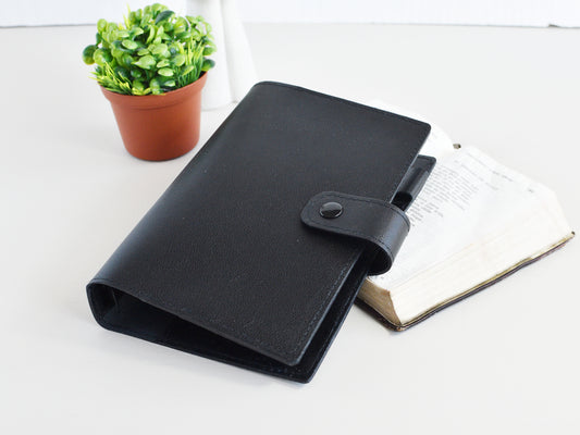 Leather 6-Ring Binder Organizer Cover (Personal size)