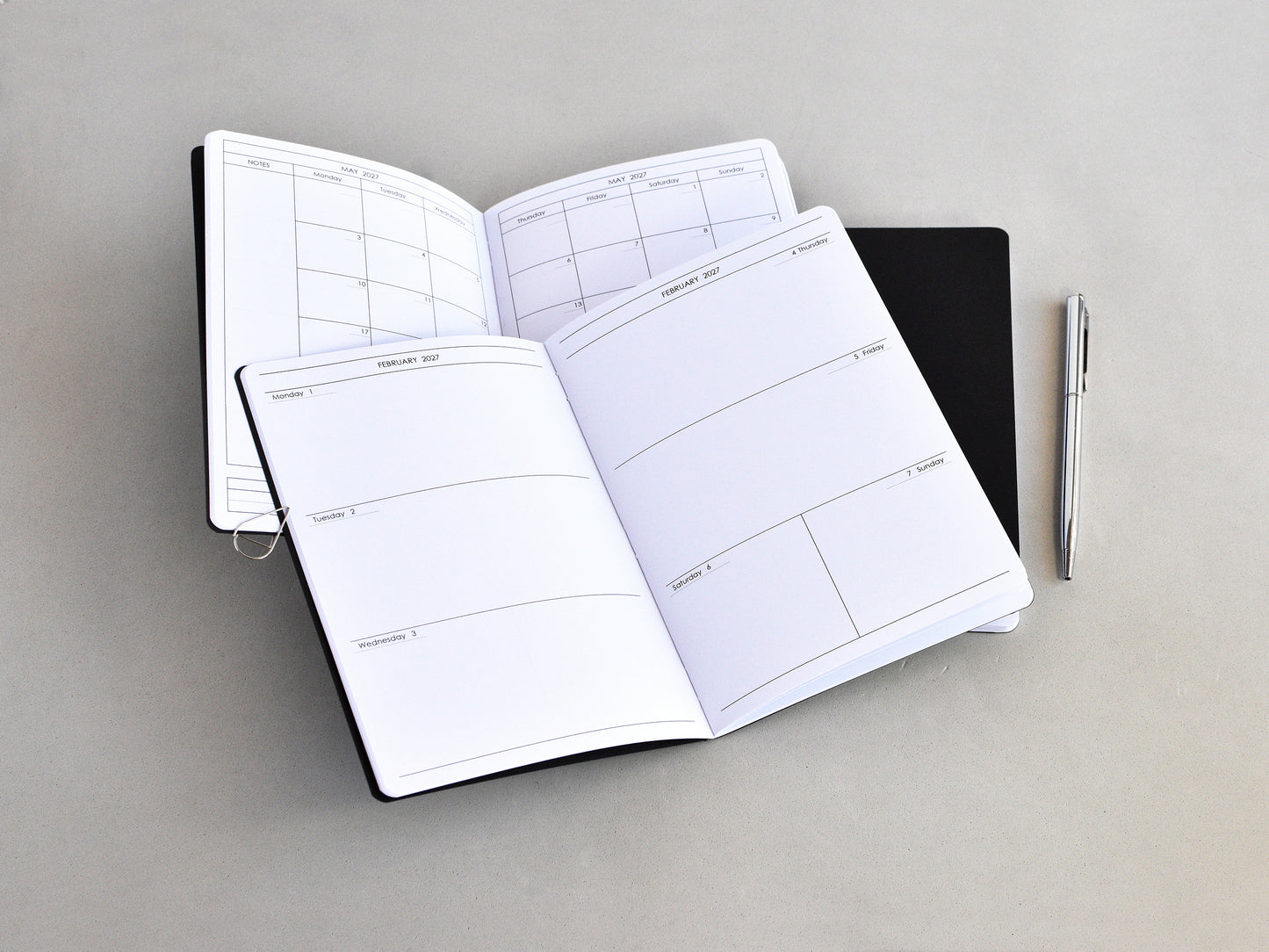 Travelers Notebook Inserts - Weekly Monthly Refill (B6 Size) / TN-B6-11