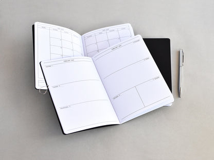 Travelers Notebook Inserts - Weekly Monthly Refill (B6 Size) / TN-B6-11